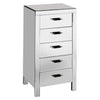 Mirrored Glass Drawer Chest