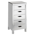 Mirrored Glass Drawer Chest