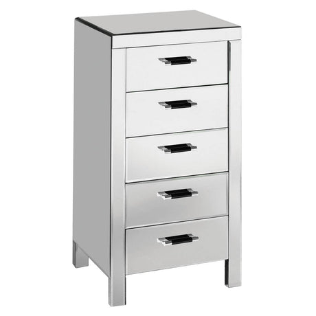 Mirrored Glass Drawer Chest