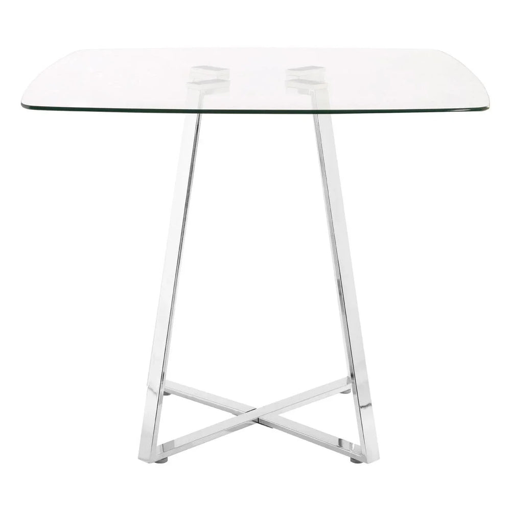Silver Intersect Dining Table