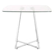 Silver Intersect Dining Table