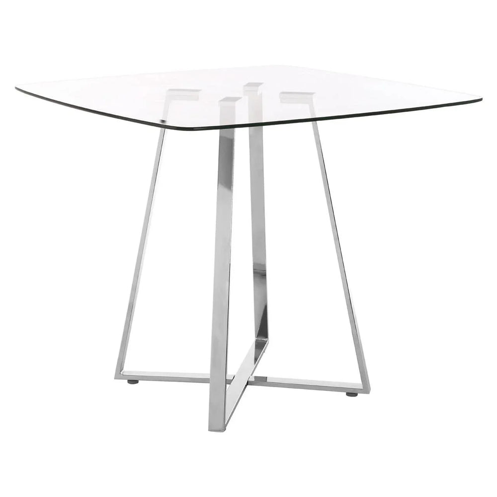 Silver Intersect Dining Table
