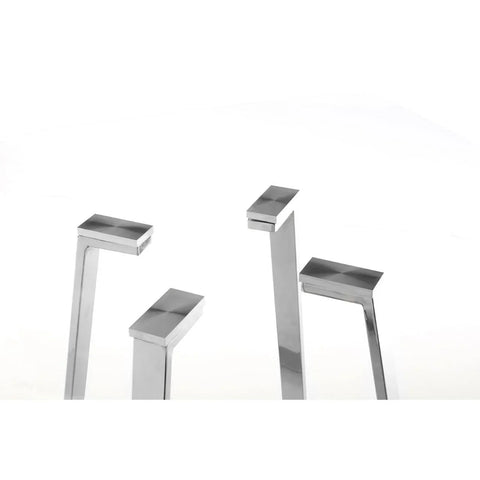Silver Intersect Dining Table