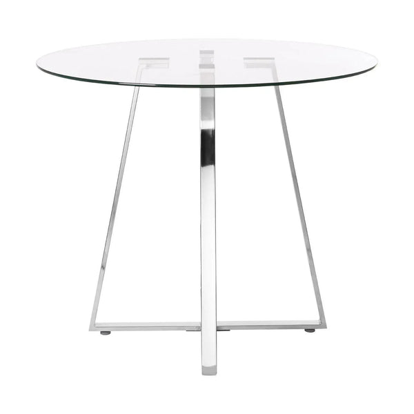 Silver Intersect Dining Table