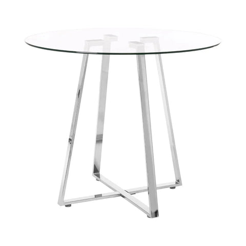 Silver Intersect Dining Table