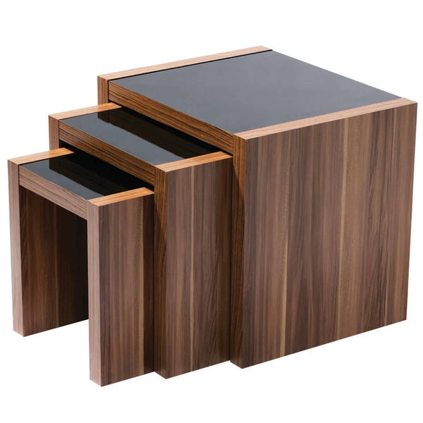 Walnut Gloss Nesting Tables