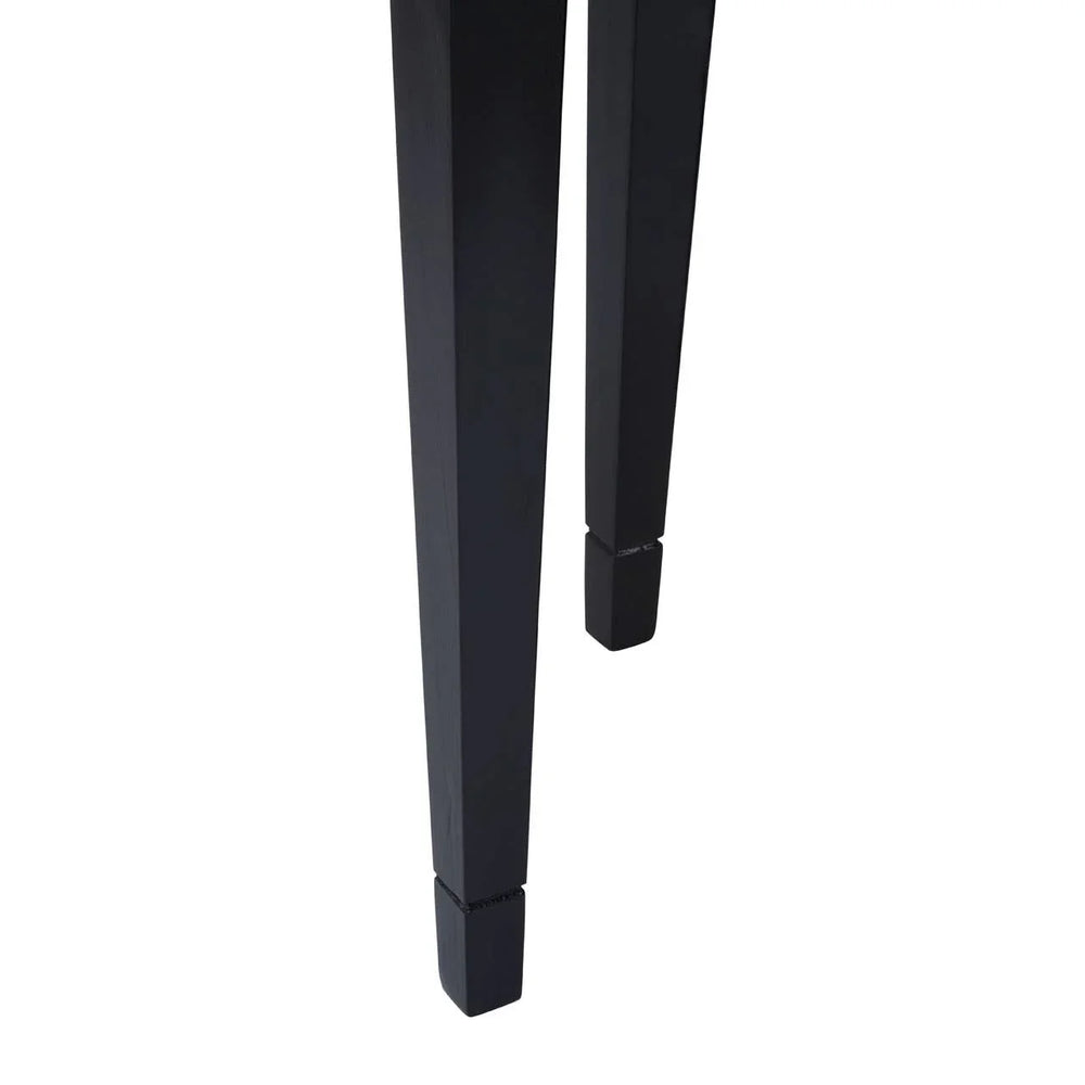 Majestic Black Mirrored Side Table