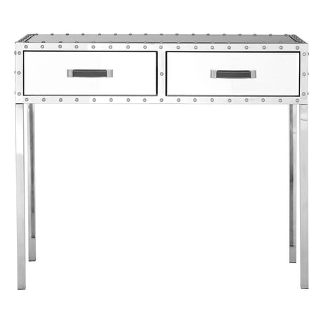 Luxury Rivet Hallway Console Table