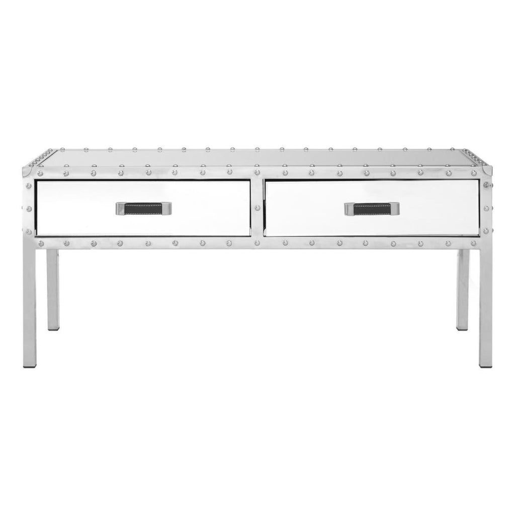 Title Luxe Mirrored Coffee Table