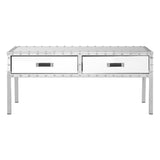 Title Luxe Mirrored Coffee Table