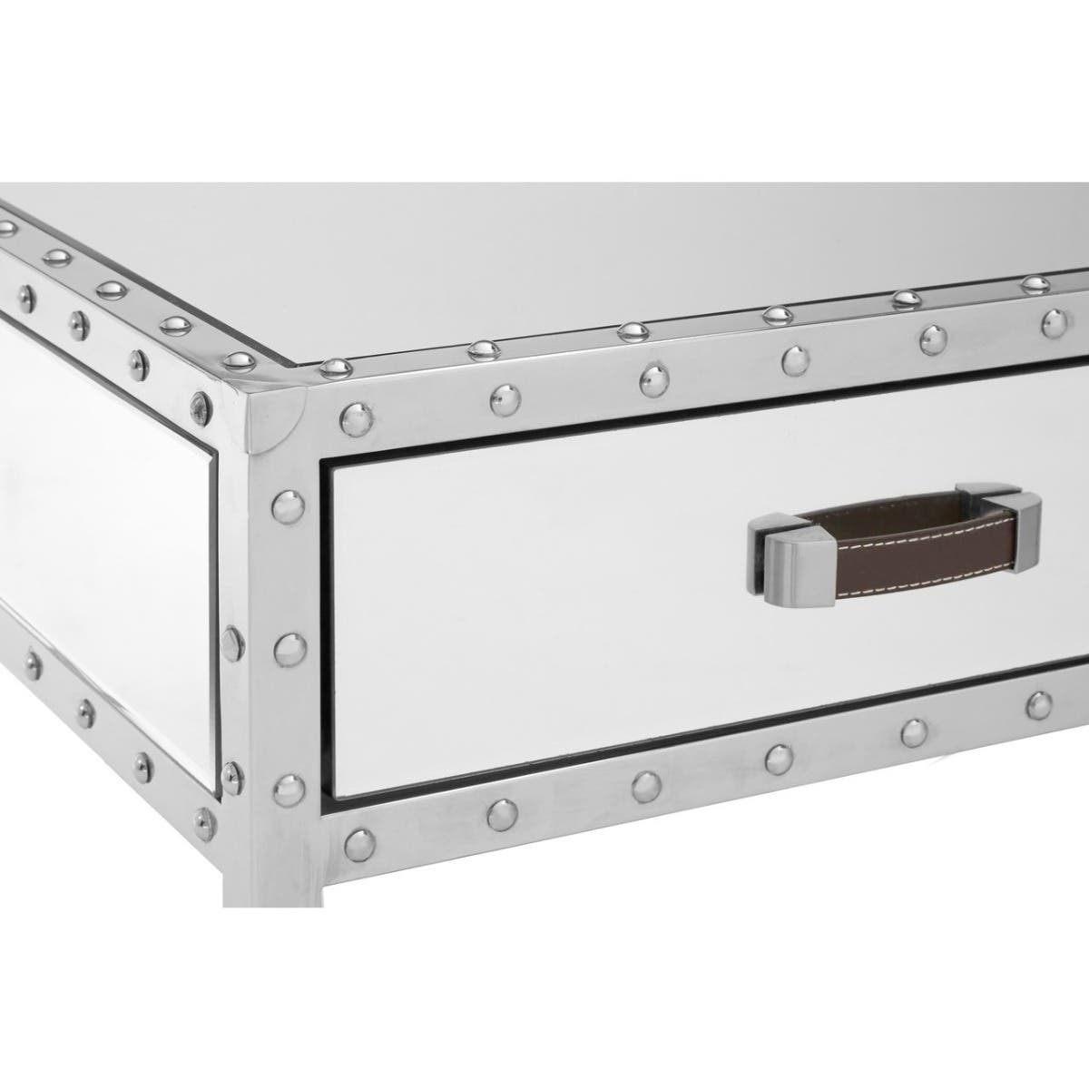 Title Luxe Mirrored Coffee Table