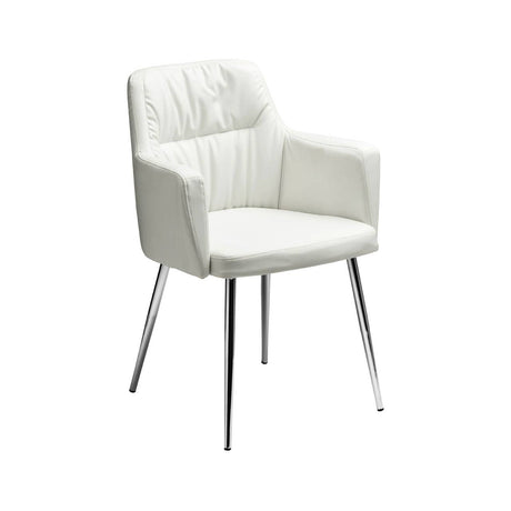 Sleek Chrome Leg Chair
