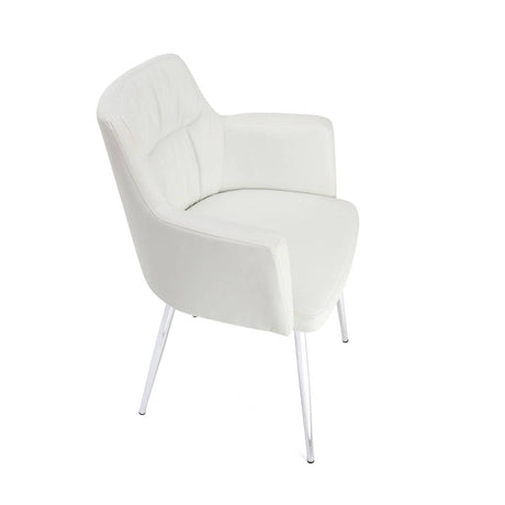 Sleek Chrome Leg Chair