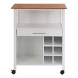 Sleek Kitchen Storage Trolley