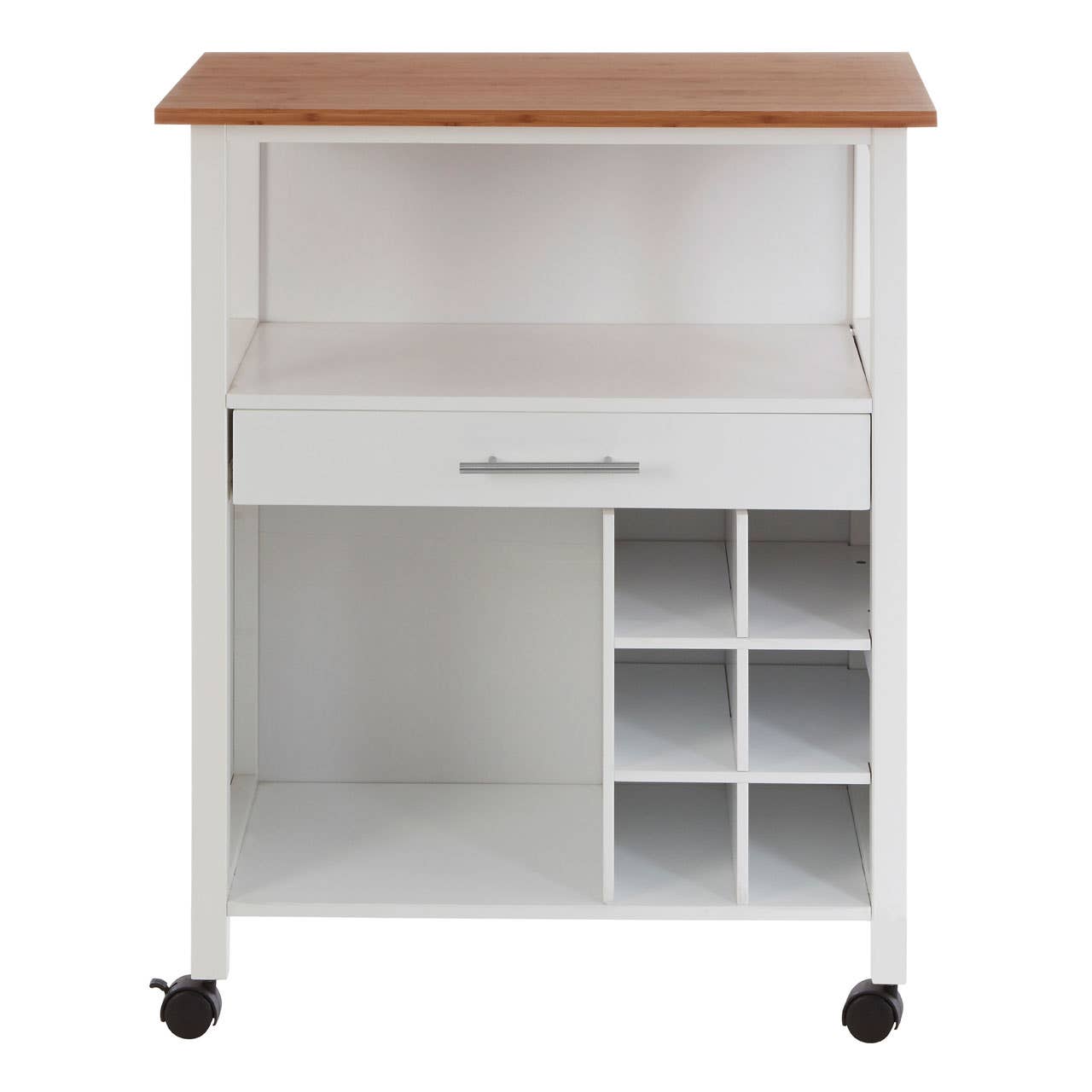 Sleek Kitchen Storage Trolley