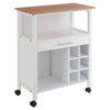 Sleek Kitchen Storage Trolley