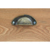 Oak Veneer Media Storage Unit