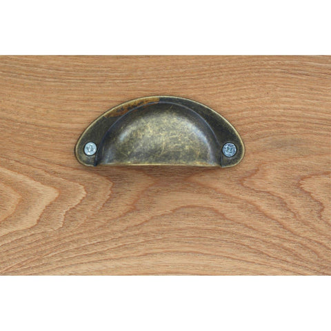 Oak Veneer Media Storage Unit