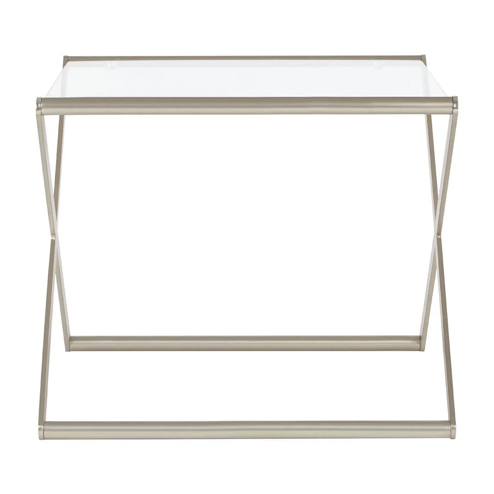 Sleek Metal Side Table