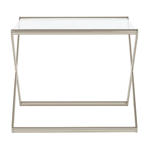 Sleek Metal Side Table