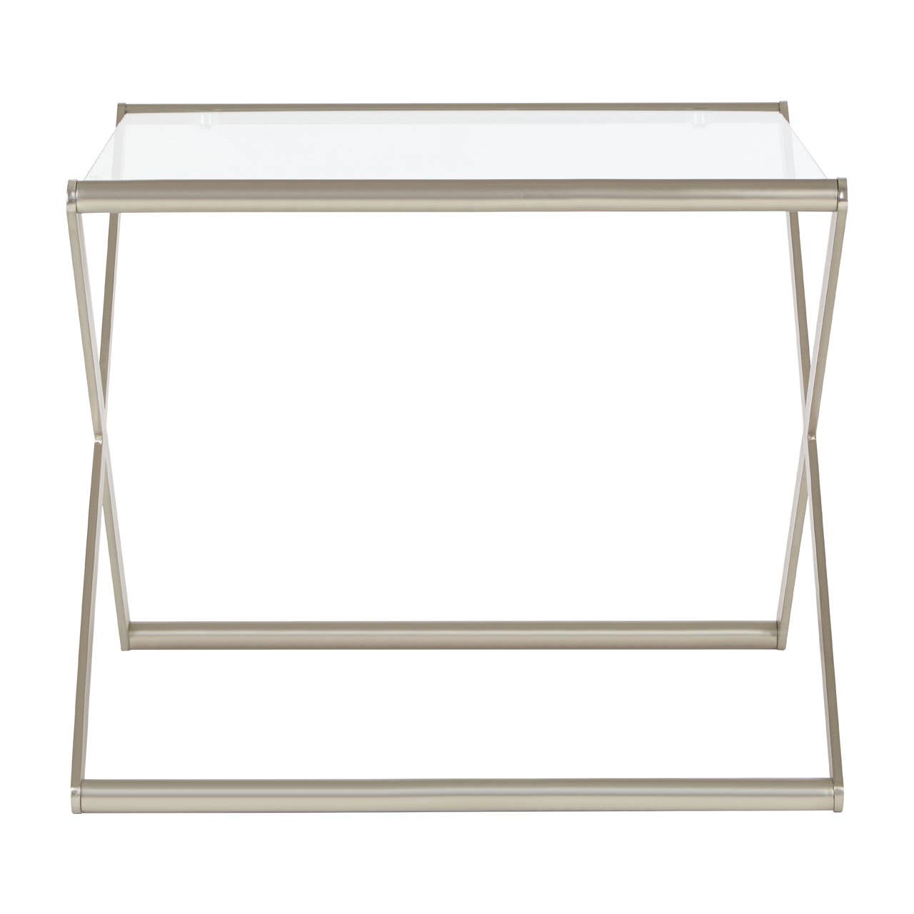 Sleek Metal Side Table