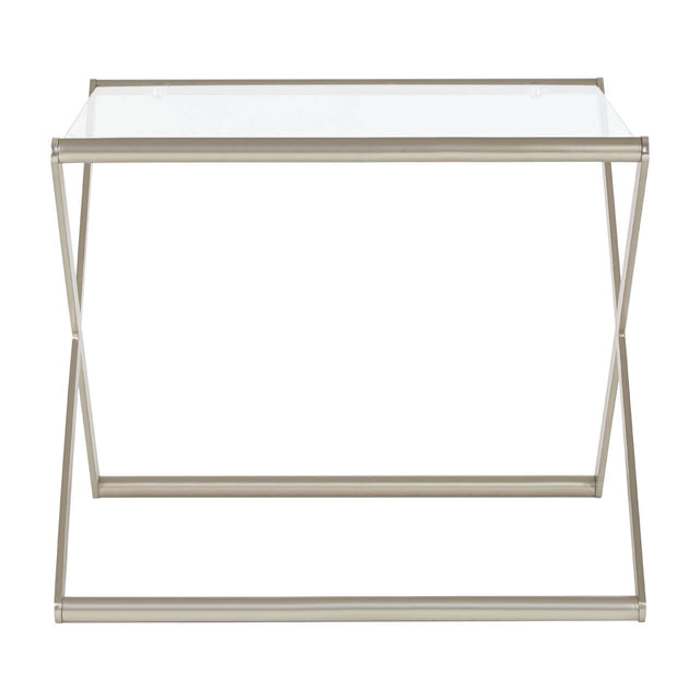 Sleek Metal Side Table