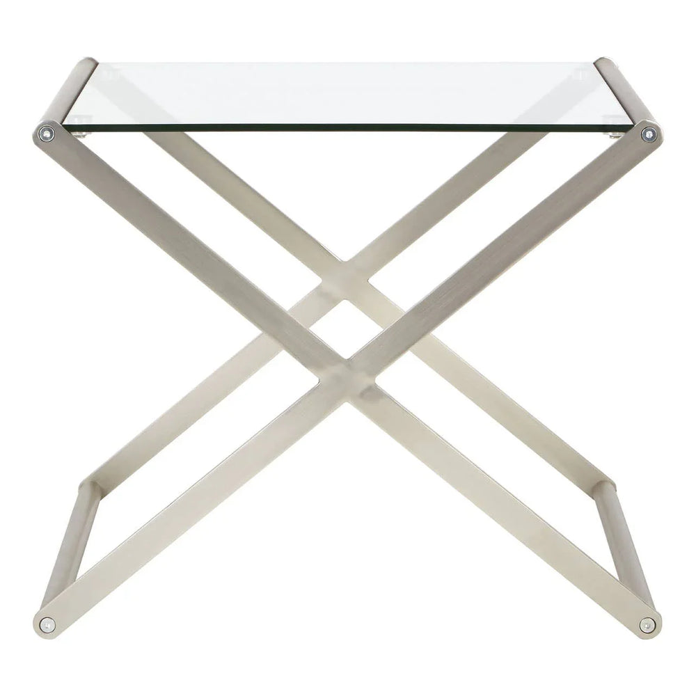 Sleek Metal Side Table
