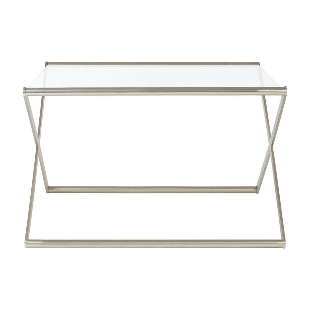 Roma Satin Nickel Coffee Table