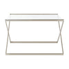 Roma Satin Nickel Coffee Table
