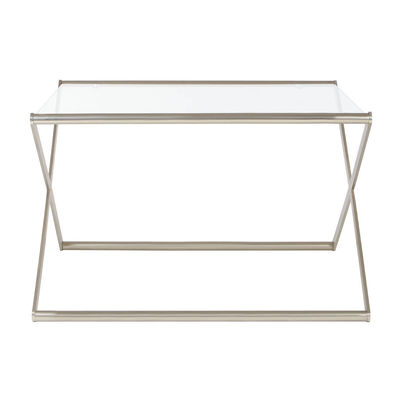 Roma Satin Nickel Coffee Table