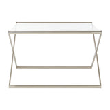Roma Satin Nickel Coffee Table