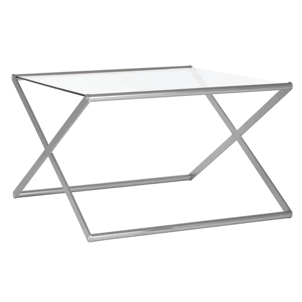 Roma Satin Nickel Coffee Table