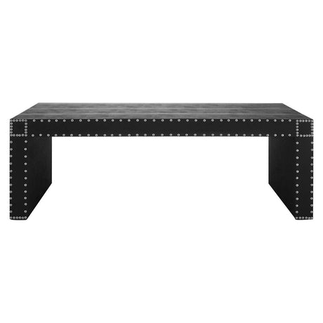 Studded Silver Coffee Table