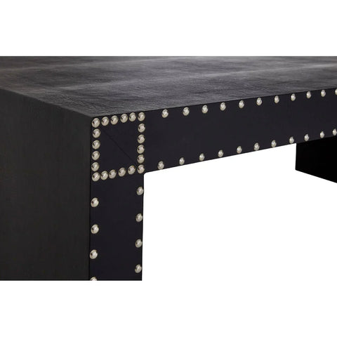 Studded Silver Coffee Table