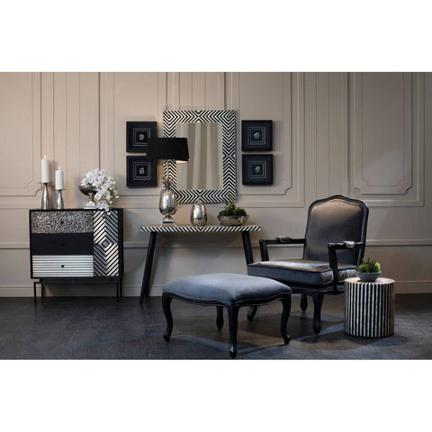 Plush Grey Velvet Lounge Set