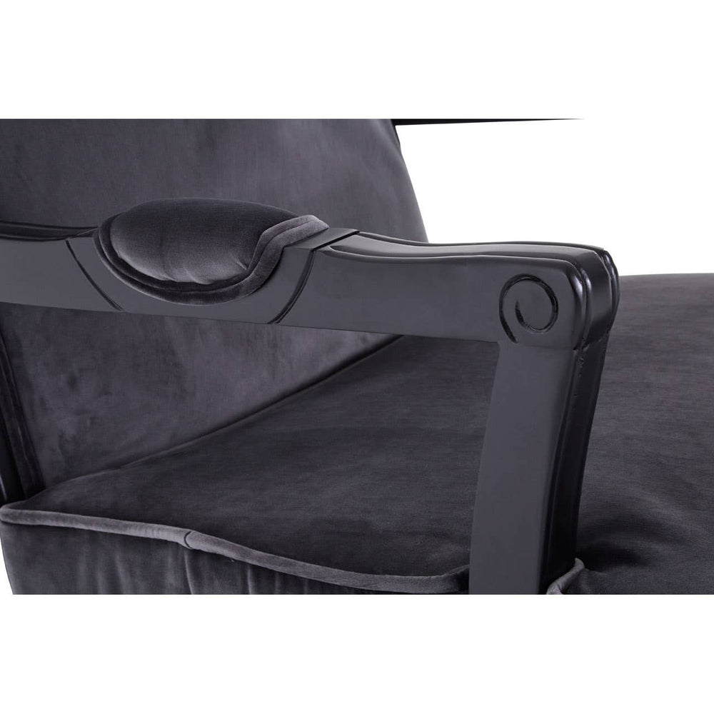 Plush Grey Velvet Lounge Set