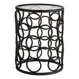 Circle Glass Side Table