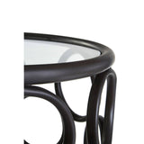 Circle Glass Side Table