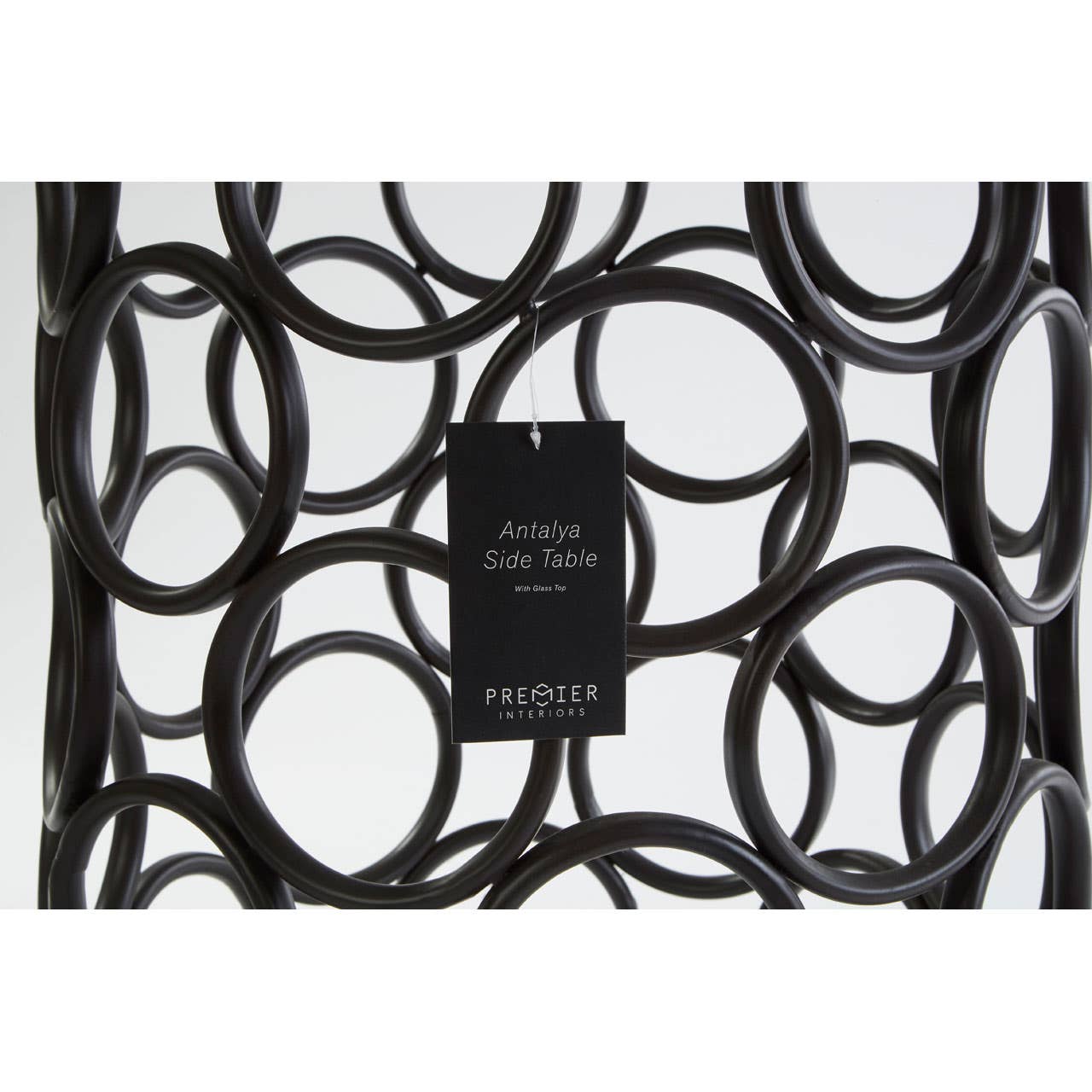 Circle Glass Side Table
