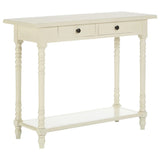 Heritage White Console Table Drawers