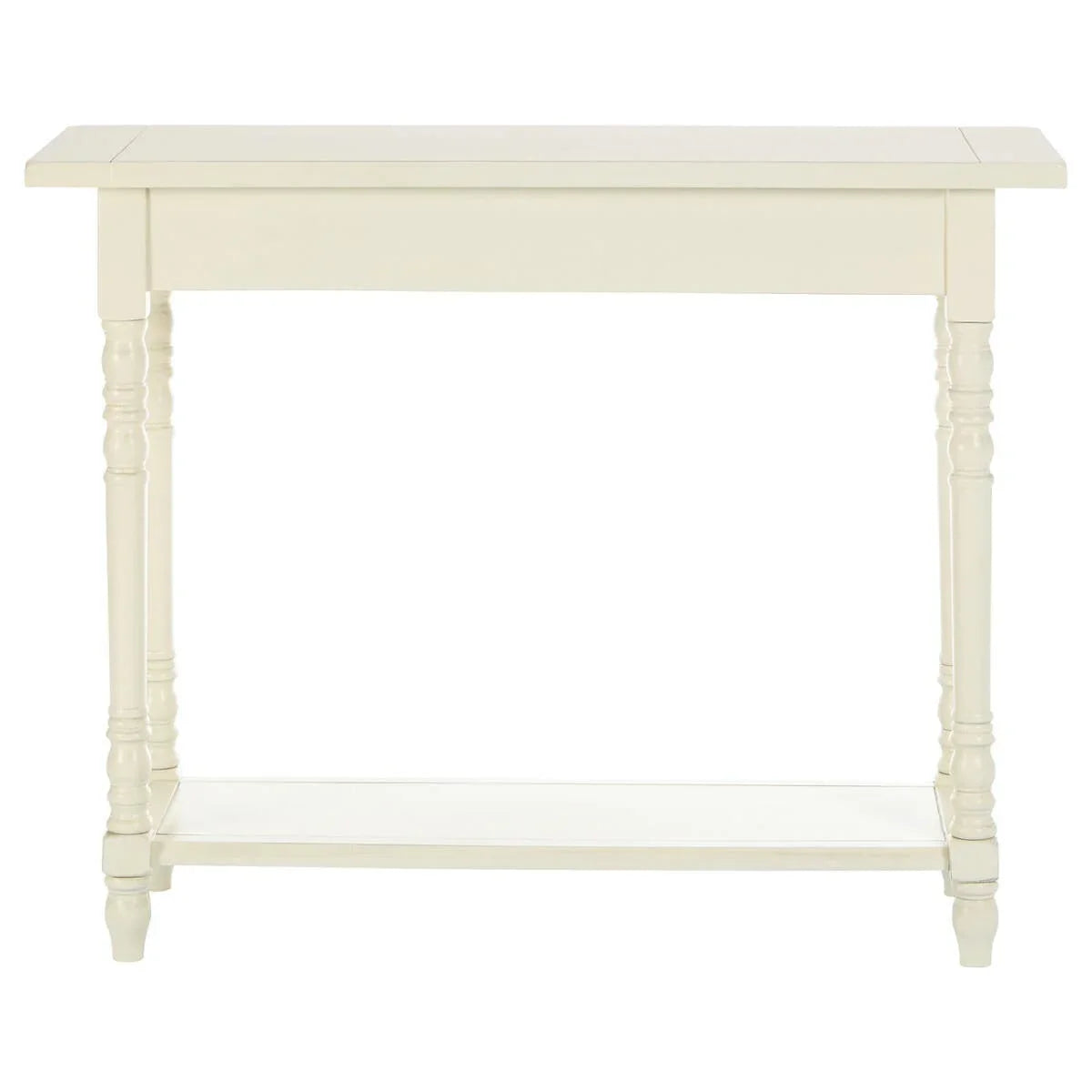 Heritage White Console Table Drawers