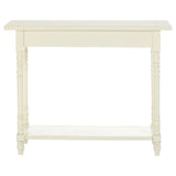 Heritage White Console Table Drawers