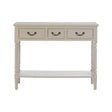 Rustic Grey Wood Console Table