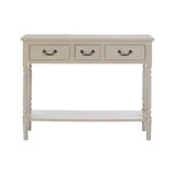 Rustic Grey Wood Console Table