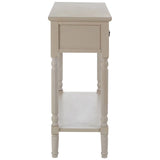 Rustic Grey Wood Console Table