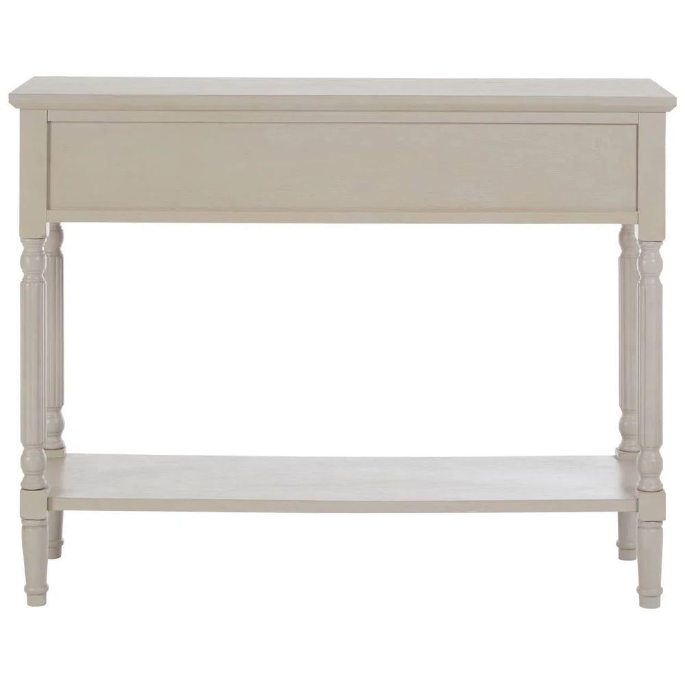 Rustic Grey Wood Console Table