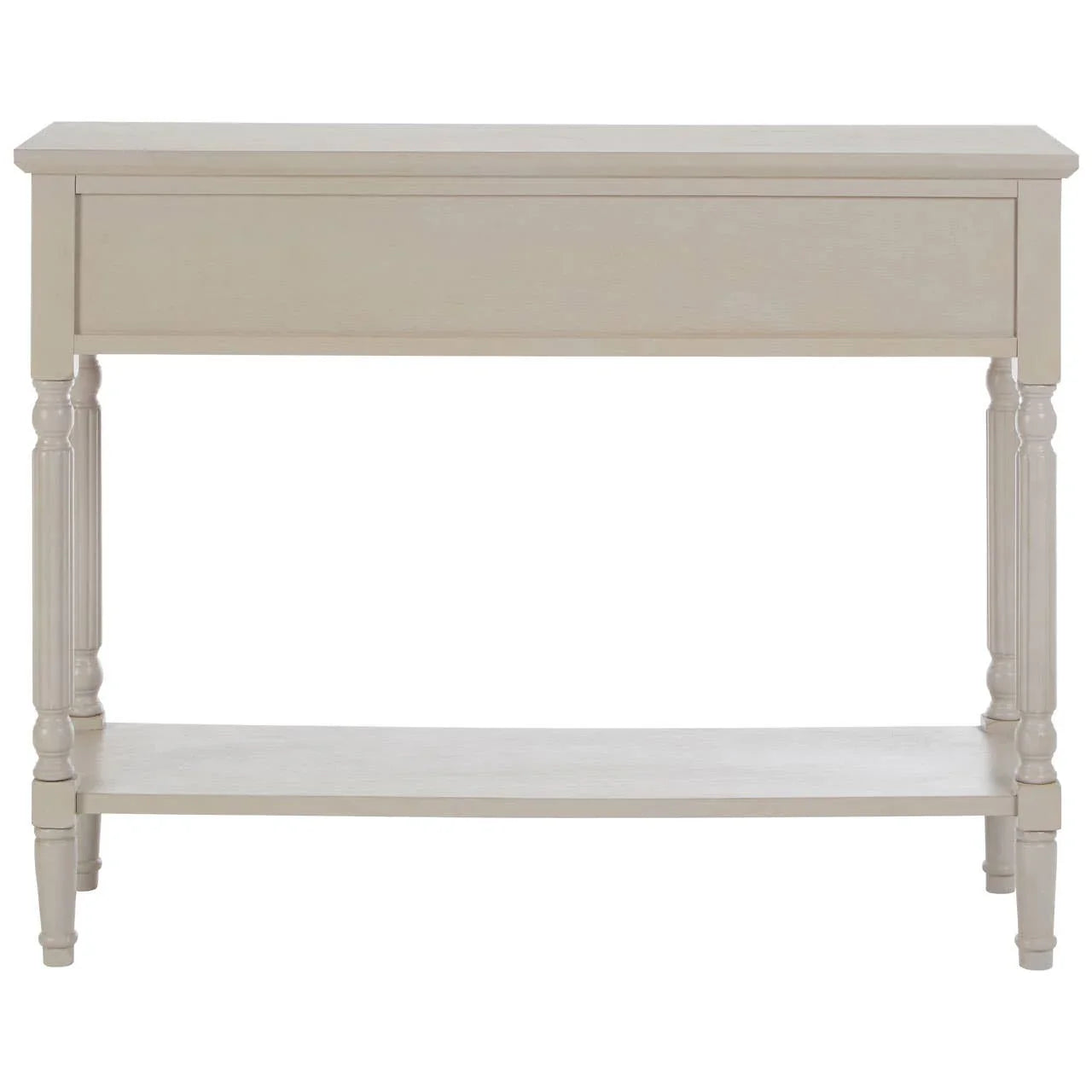 Rustic Grey Wood Console Table