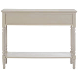 Rustic Grey Wood Console Table