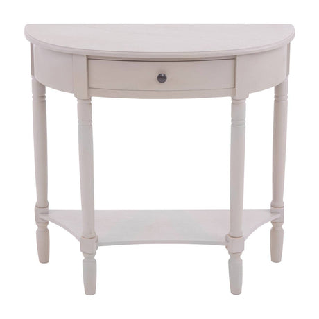 Grey Vintage Wood Console Table