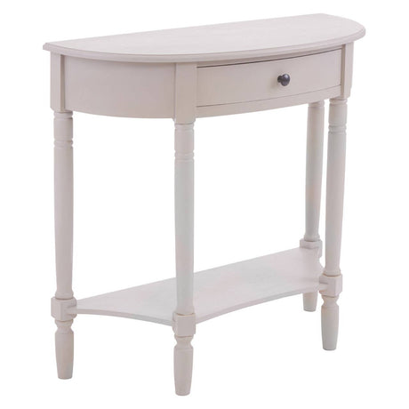 Grey Vintage Wood Console Table